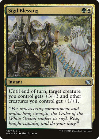 Sigil Blessing [Modern Masters 2015] | Mindsight Gaming