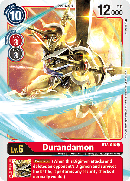 Durandamon [BT3-016] [Release Special Booster Ver.1.5] | Mindsight Gaming