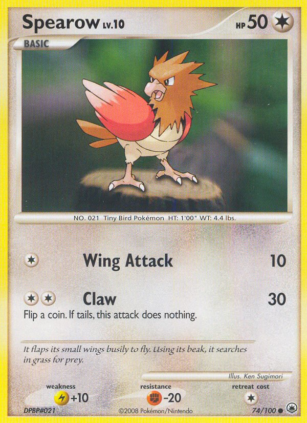 Spearow (74/100) [Diamond & Pearl: Majestic Dawn] | Mindsight Gaming