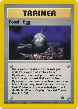 Fossil Egg (72/75) [Neo Discovery Unlimited] | Mindsight Gaming