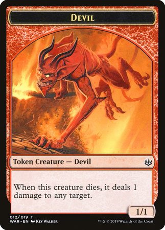 Devil Token [War of the Spark Tokens] | Mindsight Gaming