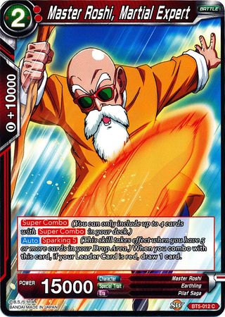 Master Roshi, Martial Expert (BT5-012) [Miraculous Revival] | Mindsight Gaming