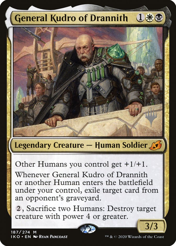 General Kudro of Drannith (Promo Pack) [Ikoria: Lair of Behemoths Promos] | Mindsight Gaming