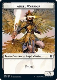 Angel Warrior // Insect Double-sided Token [Zendikar Rising Tokens] | Mindsight Gaming