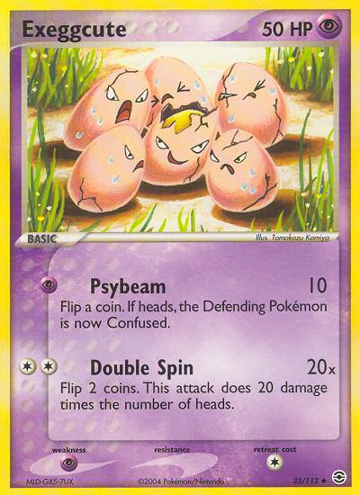 Exeggcute (33/112) [EX: FireRed & LeafGreen] | Mindsight Gaming