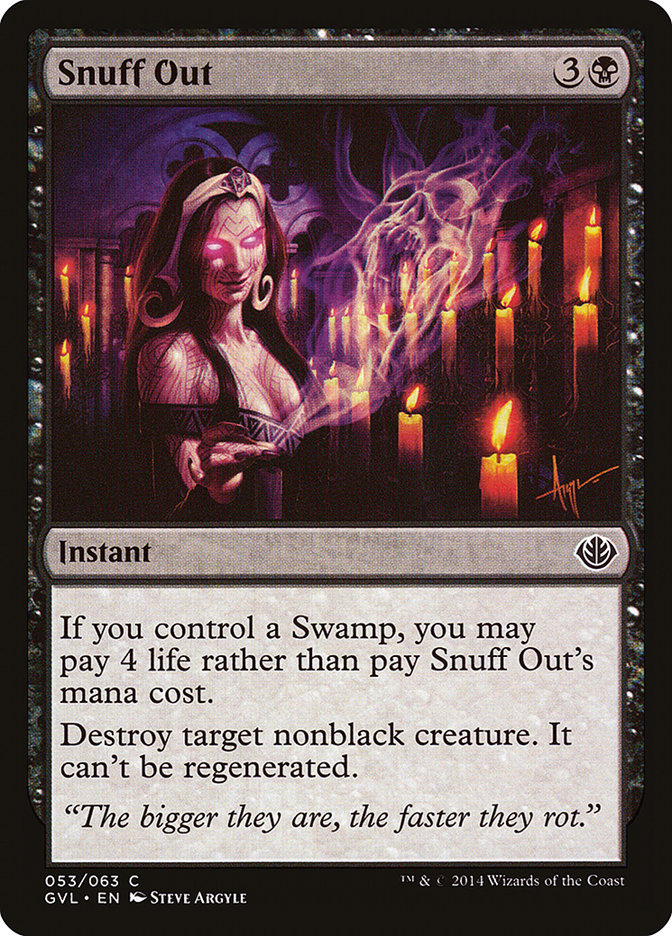 Snuff Out (Garruk vs. Liliana) [Duel Decks Anthology] | Mindsight Gaming