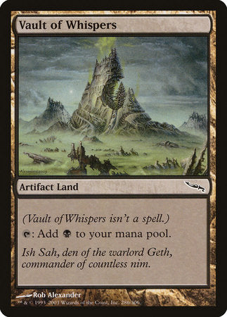 Vault of Whispers [Mirrodin] | Mindsight Gaming