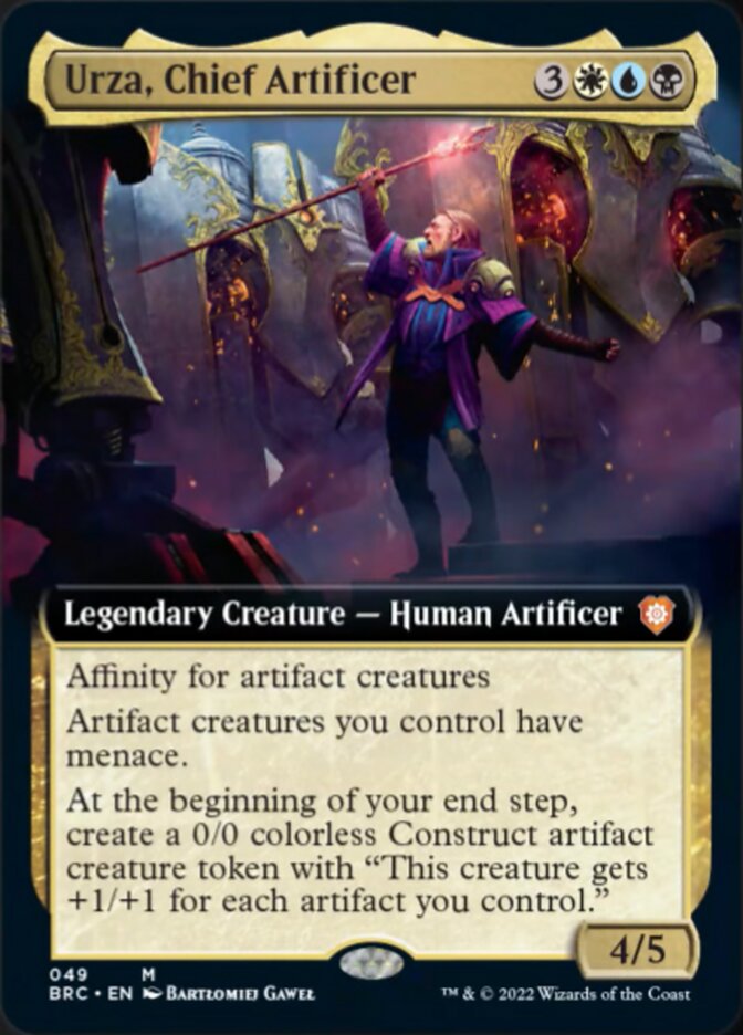 Urza, Chief Artificer (Extended Art) [The Brothers' War Commander] | Mindsight Gaming