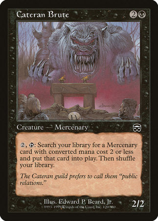 Cateran Brute [Mercadian Masques] | Mindsight Gaming