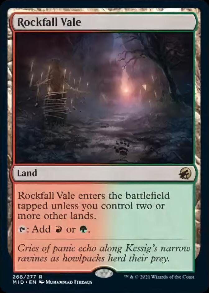 Rockfall Vale [Innistrad: Midnight Hunt] | Mindsight Gaming