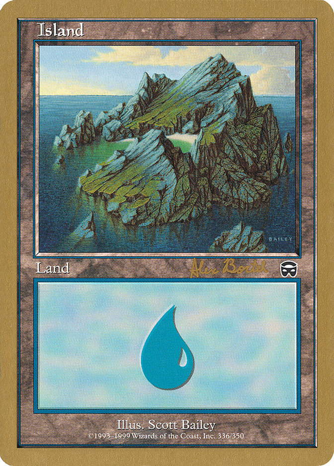 Island (ab336) (Alex Borteh) [World Championship Decks 2001] | Mindsight Gaming