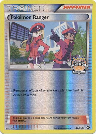 Pokemon Ranger (104/114) (Championship Promo) [XY: Steam Siege] | Mindsight Gaming