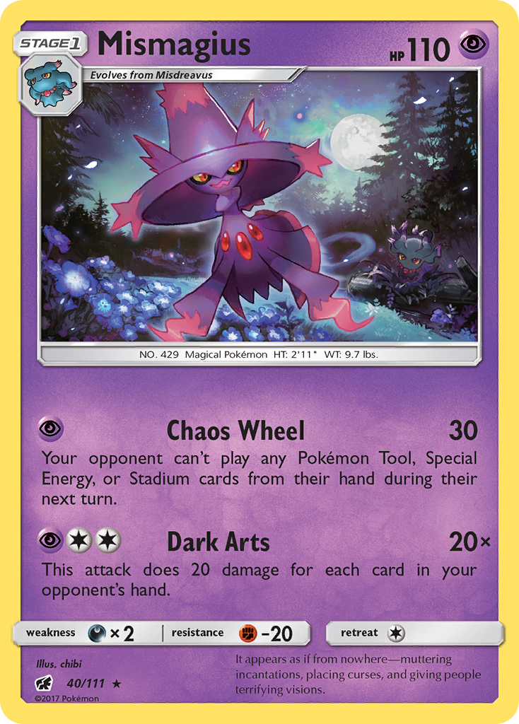 Mismagius (40/111) [Sun & Moon: Crimson Invasion] | Mindsight Gaming