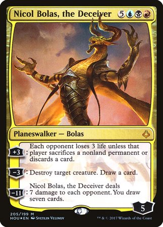 Nicol Bolas, the Deceiver [Hour of Devastation] | Mindsight Gaming