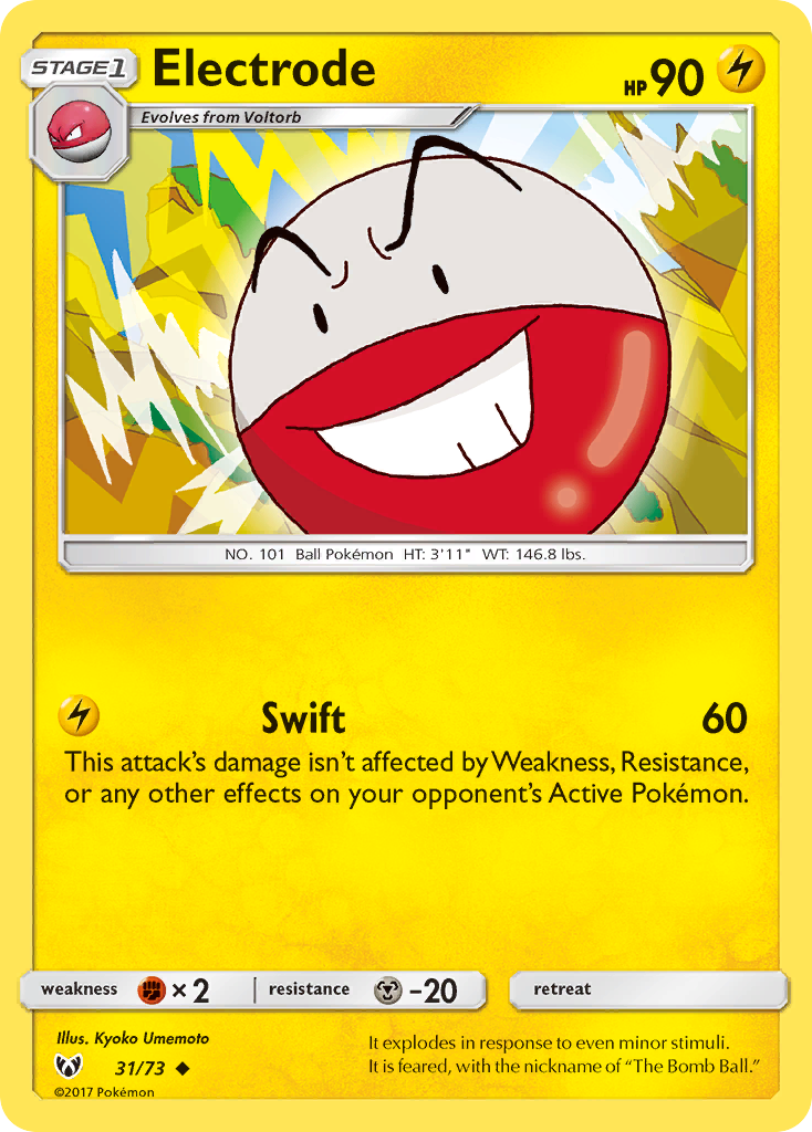 Electrode (31/73) [Sun & Moon: Shining Legends] | Mindsight Gaming