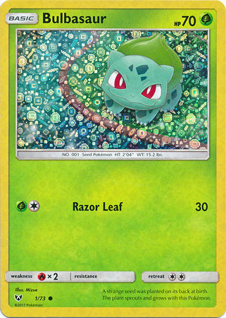 Bulbasaur (1/73) (General Mills Promo) [Sun & Moon: Shining Legends] | Mindsight Gaming