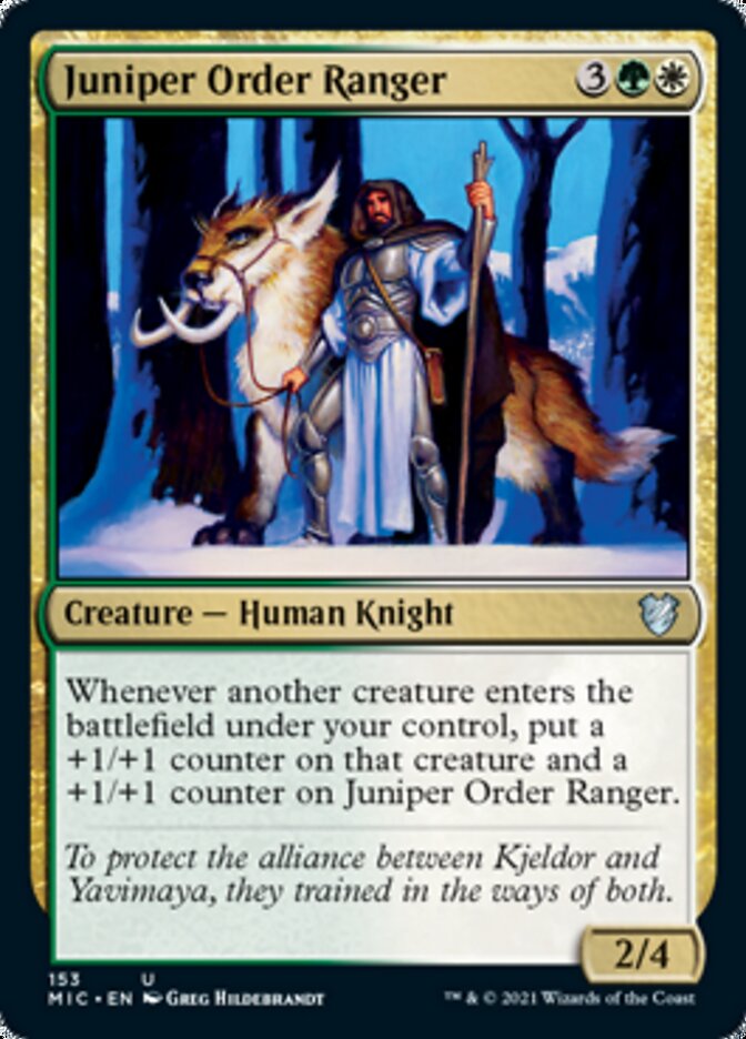 Juniper Order Ranger [Innistrad: Midnight Hunt Commander] | Mindsight Gaming