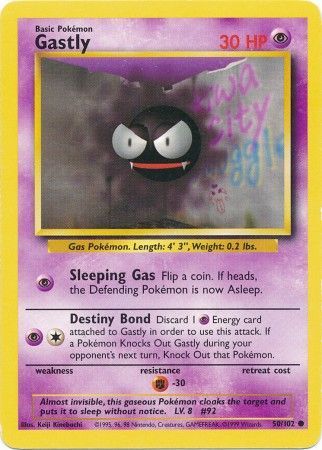 Gastly (50/102) [Base Set Unlimited] | Mindsight Gaming