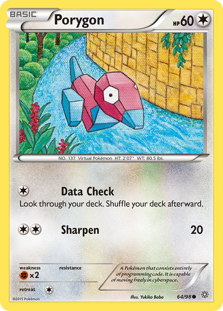 Porygon (64/98) [XY: Ancient Origins] | Mindsight Gaming