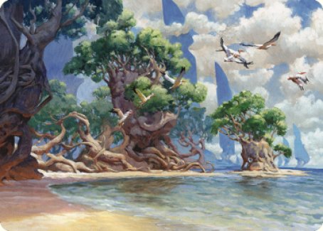 Yavimaya Coast Art Card [Dominaria United Art Series] | Mindsight Gaming