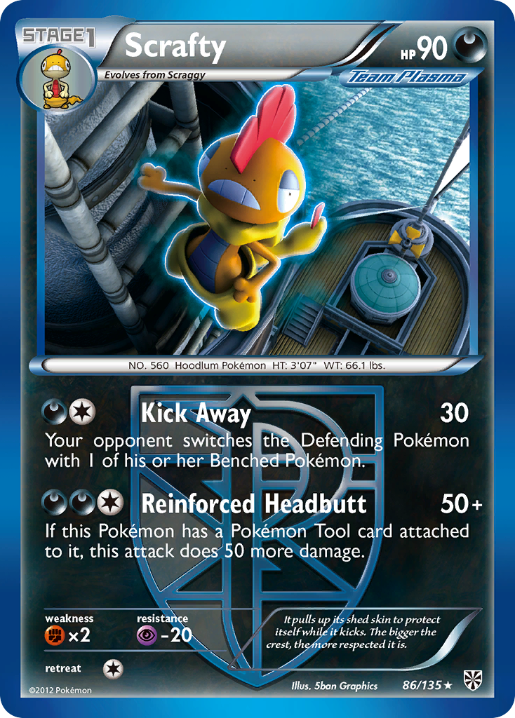 Scrafty (86/135) [Black & White: Plasma Storm] | Mindsight Gaming