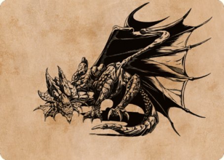 Ancient Copper Dragon Art Card (52) [Commander Legends: Battle for Baldur's Gate Art Series] | Mindsight Gaming