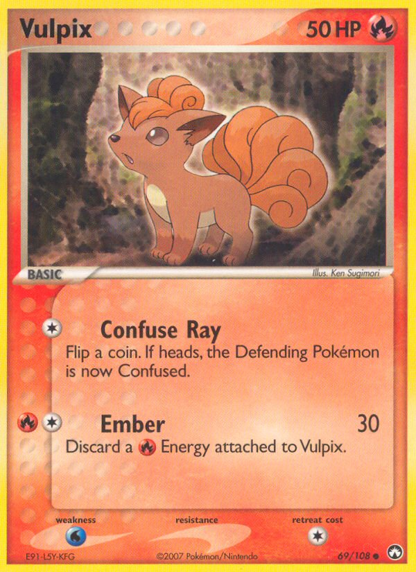 Vulpix (69/108) [EX: Power Keepers] | Mindsight Gaming