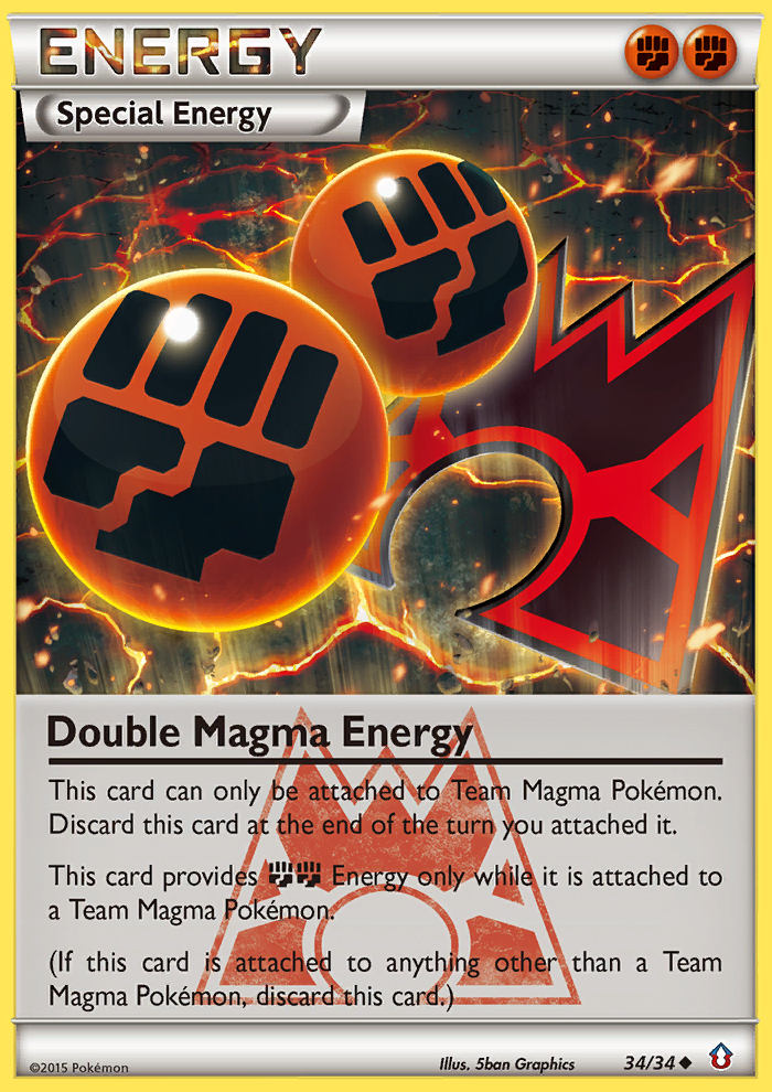 Double Magma Energy (34/34) [XY: Double Crisis] | Mindsight Gaming