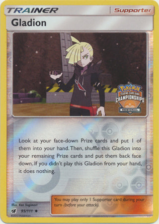 Gladion (95/111) (Regional Championship Promo) [Sun & Moon: Crimson Invasion] | Mindsight Gaming