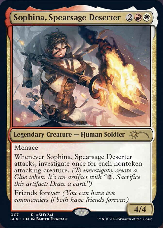 Sophina, Spearsage Deserter [Secret Lair: Universes Within] | Mindsight Gaming