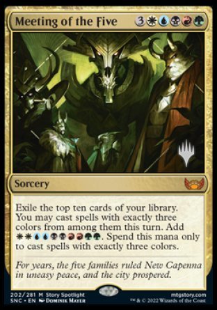 Meeting of the Five (Promo Pack) [Streets of New Capenna Promos] | Mindsight Gaming