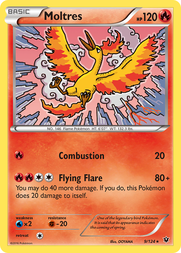 Moltres (9/124) [XY: Fates Collide] | Mindsight Gaming