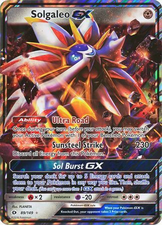 Solgaleo GX (89/149) (Jumbo Card) [Sun & Moon: Base Set] | Mindsight Gaming