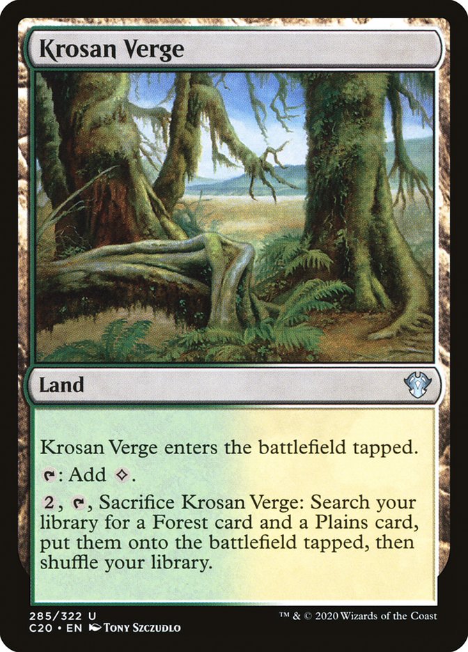 Krosan Verge [Commander 2020] | Mindsight Gaming