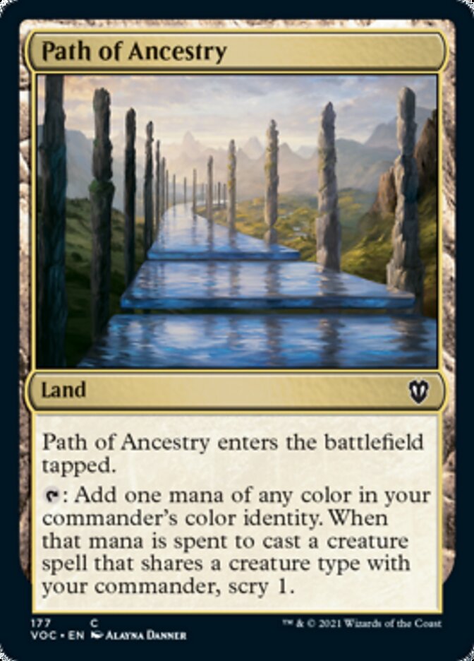 Path of Ancestry [Innistrad: Crimson Vow Commander] | Mindsight Gaming