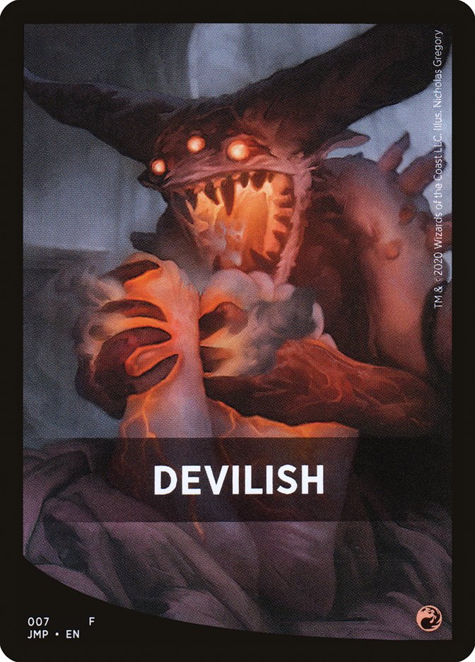 Devilish Theme Card [Jumpstart Front Cards] | Mindsight Gaming