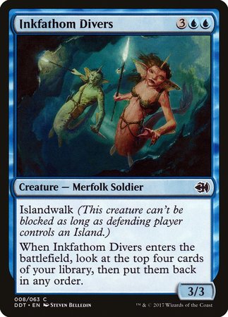 Inkfathom Divers [Duel Decks: Merfolk vs. Goblins] | Mindsight Gaming