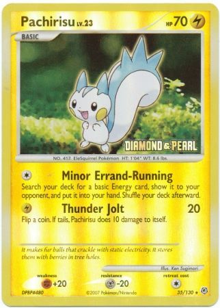 Pachirisu (35/130) [Burger King Promos: 2008 Collection] | Mindsight Gaming