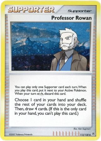 Professor Rowan (112/130) (Cosmos Holo) [Diamond & Pearl: Base Set] | Mindsight Gaming