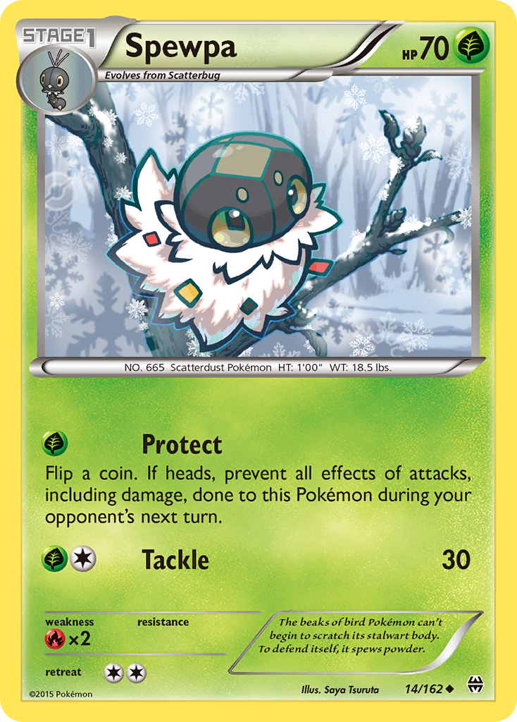 Spewpa (14/162) [XY: BREAKthrough] | Mindsight Gaming