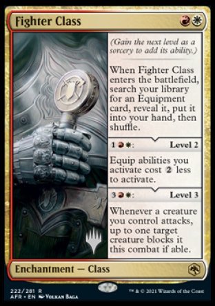 Fighter Class (Promo Pack) [Dungeons & Dragons: Adventures in the Forgotten Realms Promos] | Mindsight Gaming