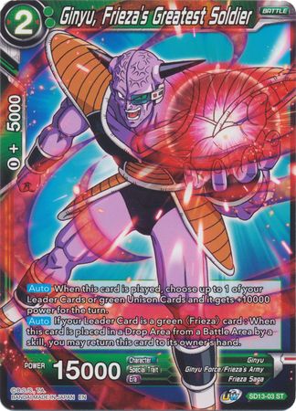 Ginyu, Frieza's Greatest Soldier (Starter Deck - Clan Collusion) [SD13-03] | Mindsight Gaming