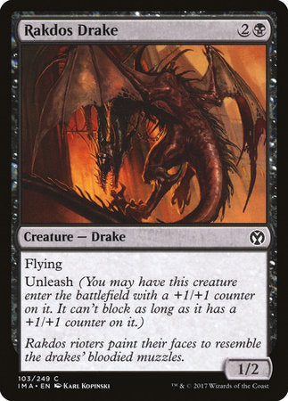 Rakdos Drake [Iconic Masters] | Mindsight Gaming