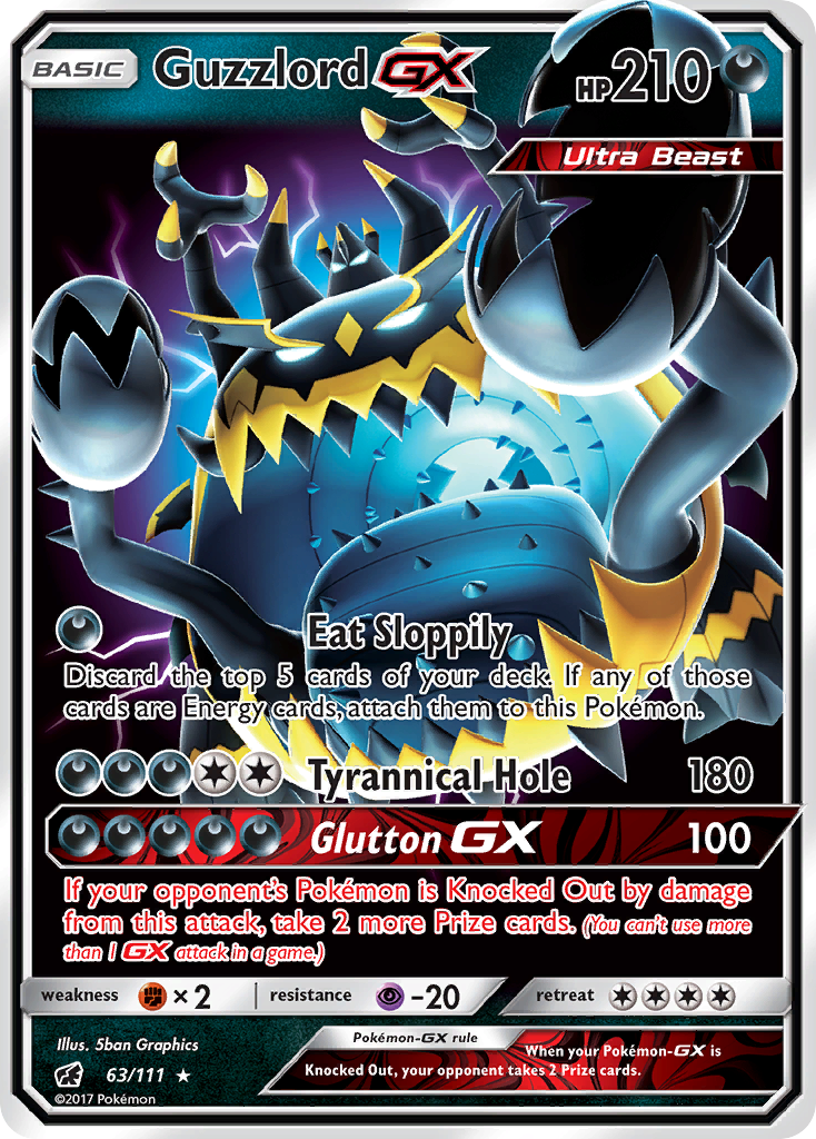 Guzzlord GX (63/111) [Sun & Moon: Crimson Invasion] | Mindsight Gaming