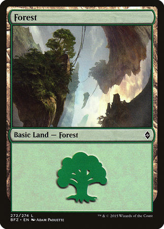 Forest (272) [Battle for Zendikar] | Mindsight Gaming