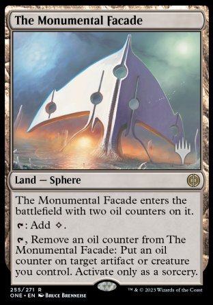 The Monumental Facade (Promo Pack) [Phyrexia: All Will Be One Promos] | Mindsight Gaming