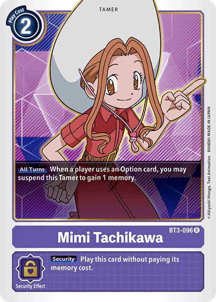 Mimi Tachikawa [BT3-096] [Release Special Booster Ver.1.5] | Mindsight Gaming