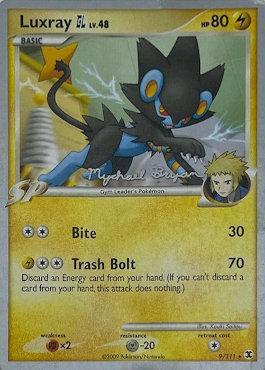 Luxray GL LV.48 (9/111) (Happy Luck - Mychael Bryan) [World Championships 2010] | Mindsight Gaming