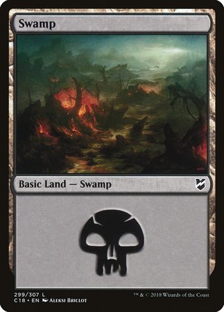 Swamp (299) [Commander 2018] | Mindsight Gaming