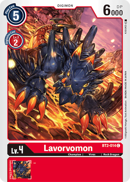 Lavorvomon [BT2-014] [Release Special Booster Ver.1.5] | Mindsight Gaming